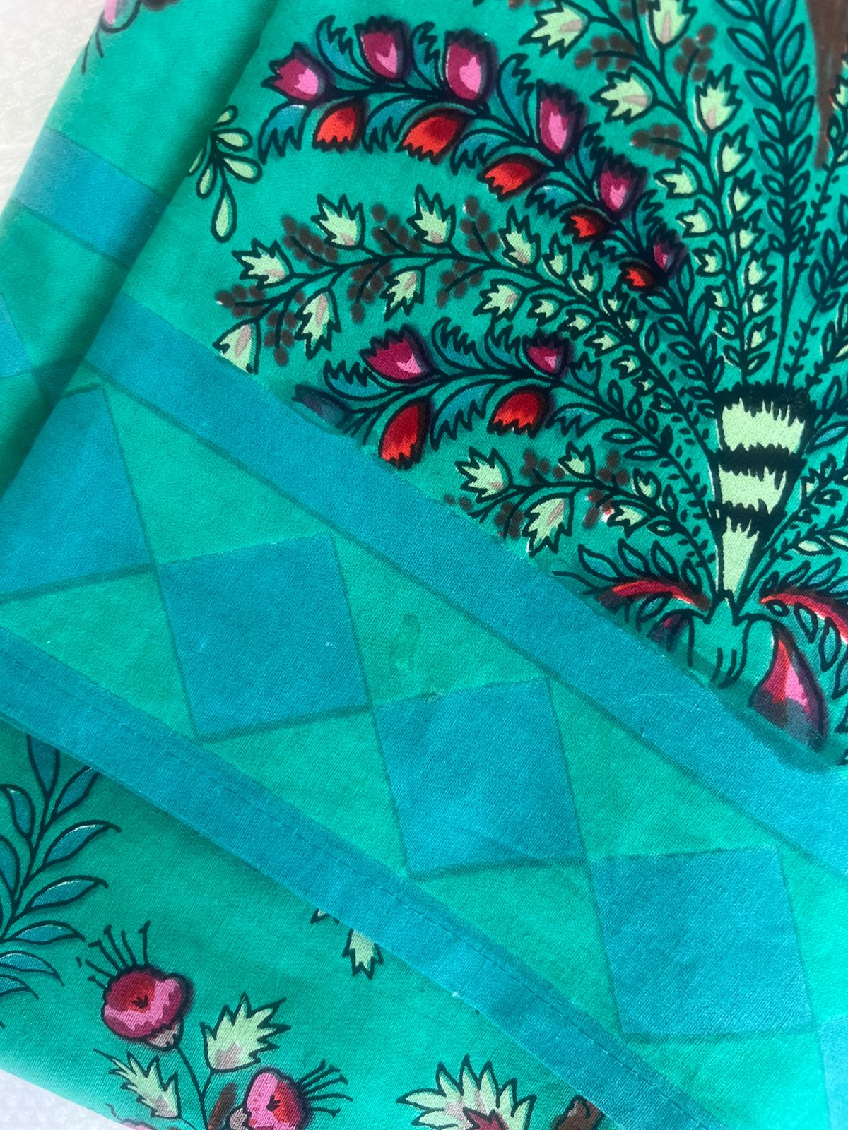 Artisane tablecloth - Floral Lagoon