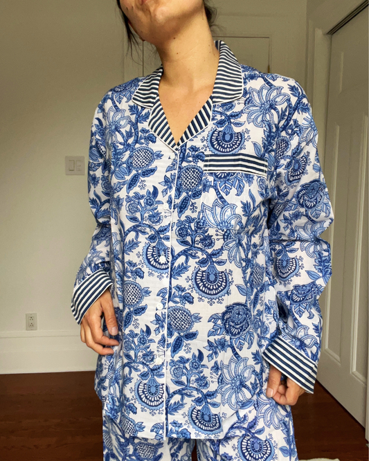 Pajama set - 100% cotton - Relaxed Fit