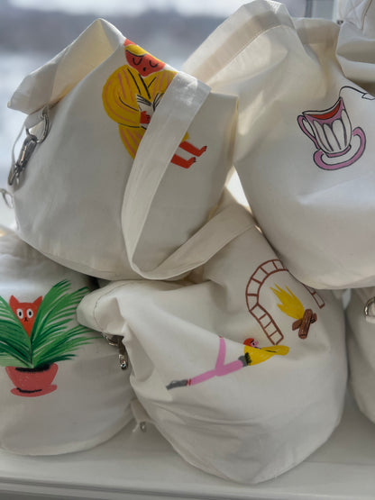 Bucket bag AGATHE BB X christèle collaboration