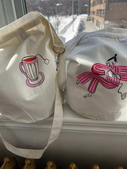 Bucket bag AGATHE BB X christèle collaboration