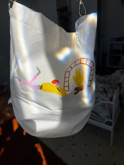 Bucket bag AGATHE BB X christèle collaboration