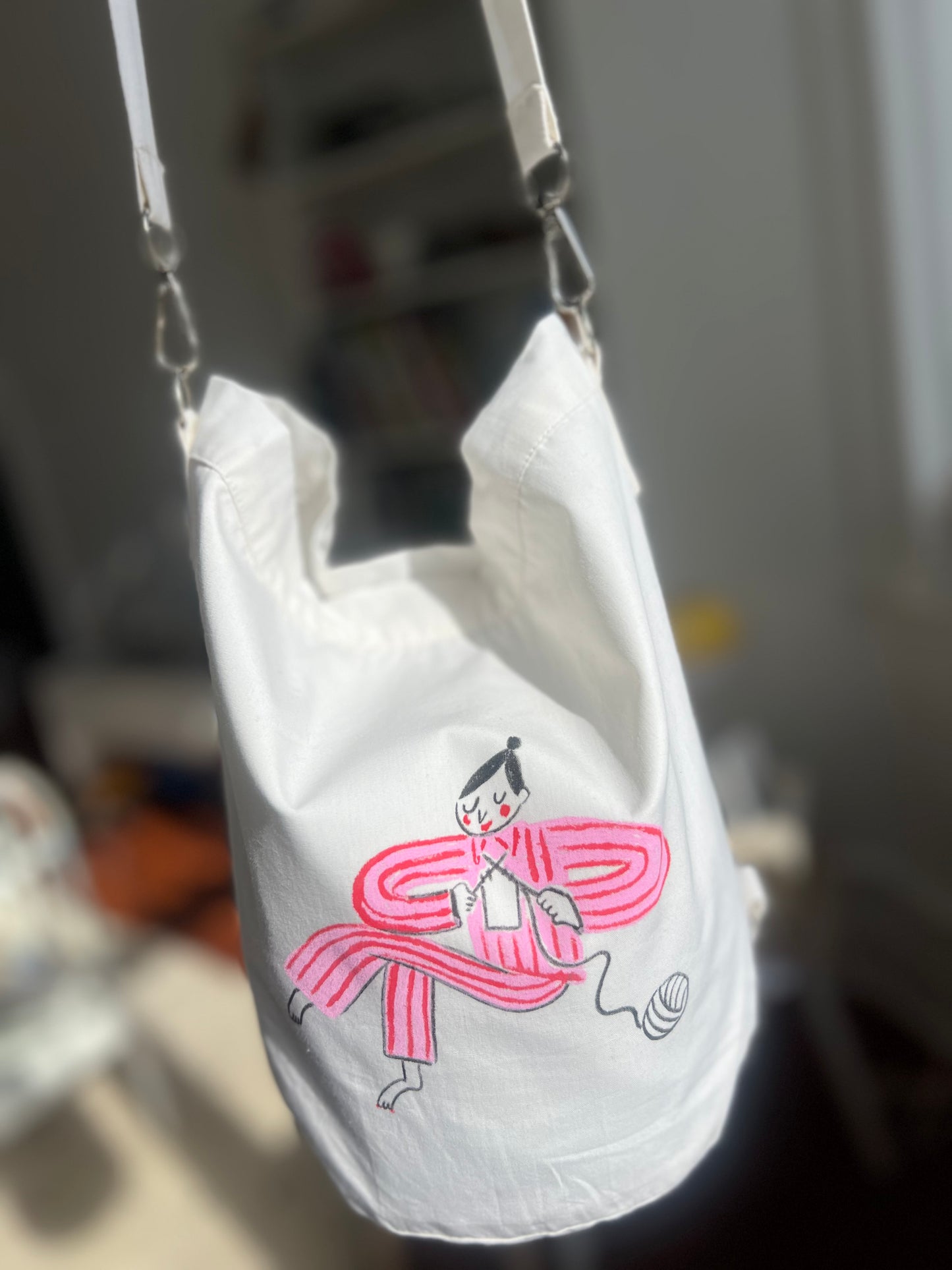 Bucket bag AGATHE BB X christèle collaboration