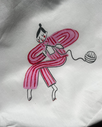 Bucket bag AGATHE BB X christèle collaboration