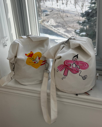 Bucket bag AGATHE BB X christèle collaboration
