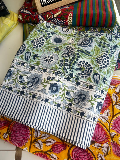 Artisane tablecloth - Soft Aqua