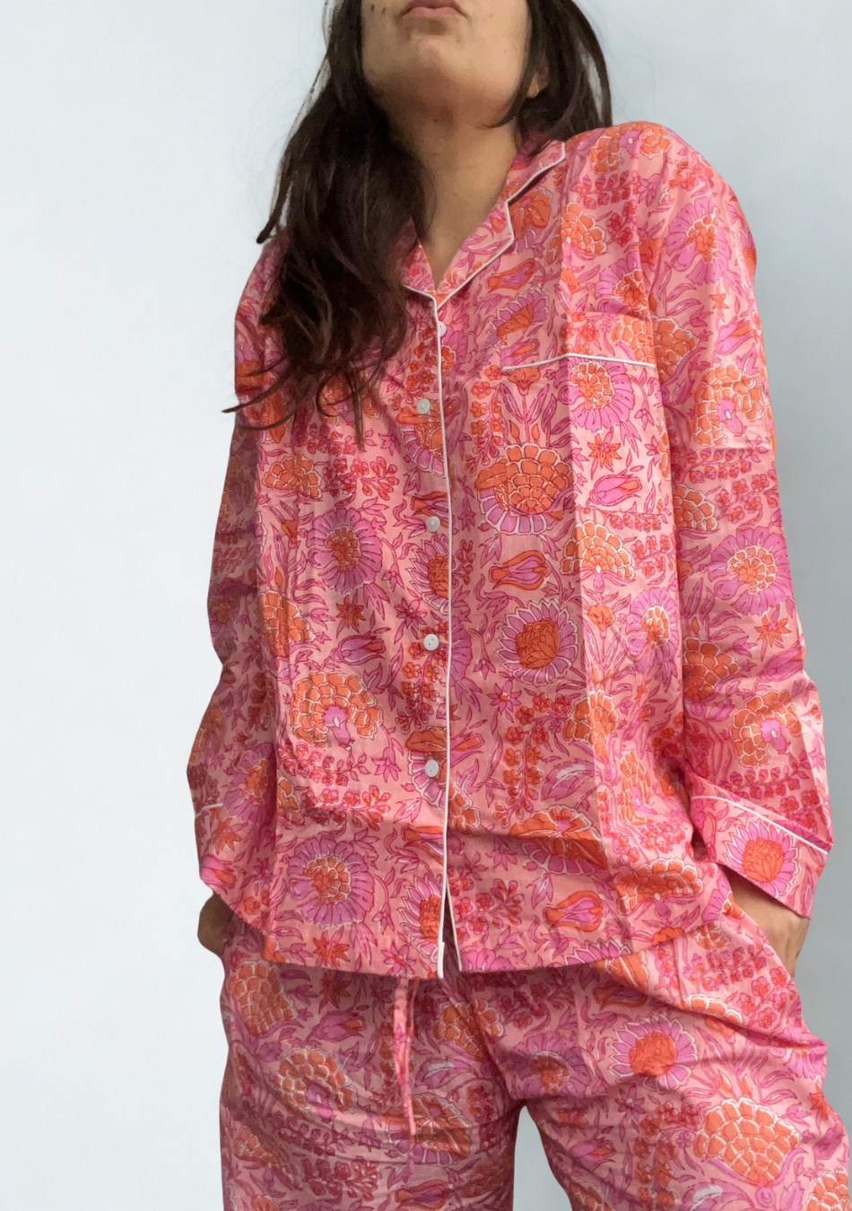 Artisane pajama set - Relaxed fit - Desert Rose – christèle avec un 'L'