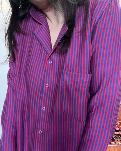 Pyjama Pur Confort - Ink & Cherry