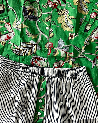 Artisane Dress +Boxer Set - 100% cotton