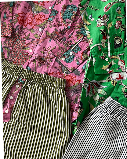 Artisane Dress +Boxer Set - 100% cotton